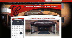 Desktop Screenshot of lewiscassisd.org